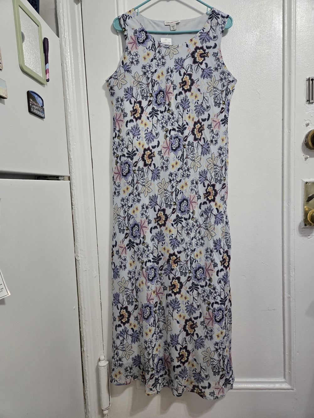 New Coldwater Creek Floral Sleeveless Maxi Dress